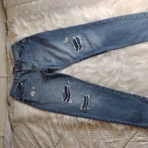 SO High Rise Vintage Stretch Mom jean sz 9